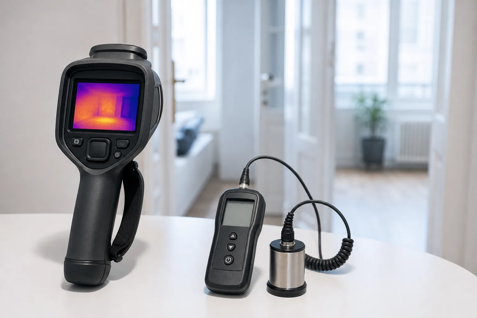 Thermografie und Akustik als kombinierter Ansatz.