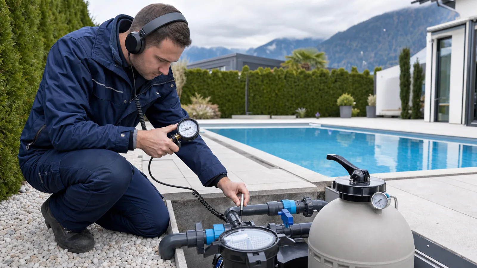 Pool-Leckortung Kosten (Wien/NÖ/Bgld): Wovon der Preis abhängt – und wie Sie seriös vorgehen (Bucket‑Test, Druckprüfung, Dokumentation)
