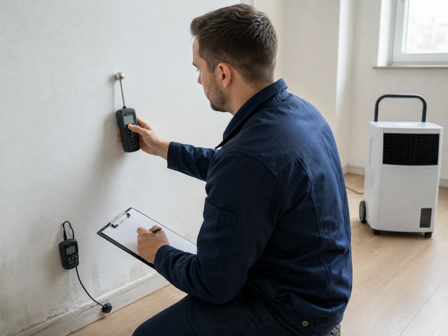 Monitoring von Feuchte und Trocknung nach Wasserschaden