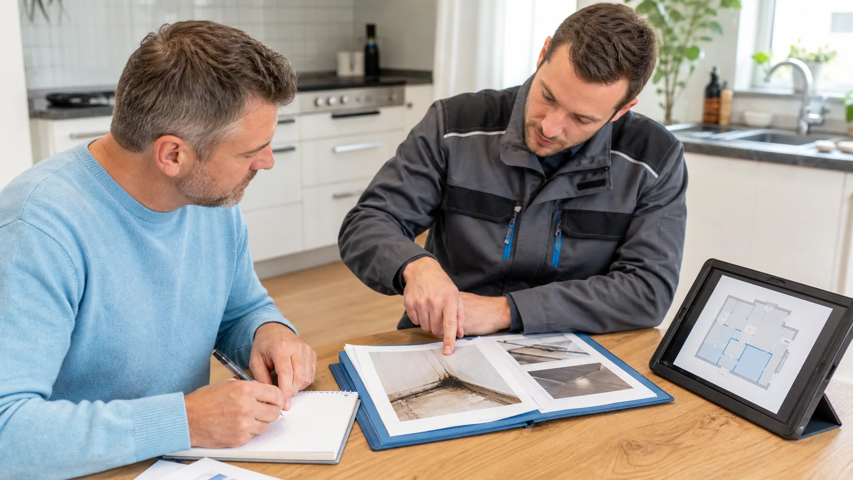 Dokumentation für Versicherung und nächste Gewerke