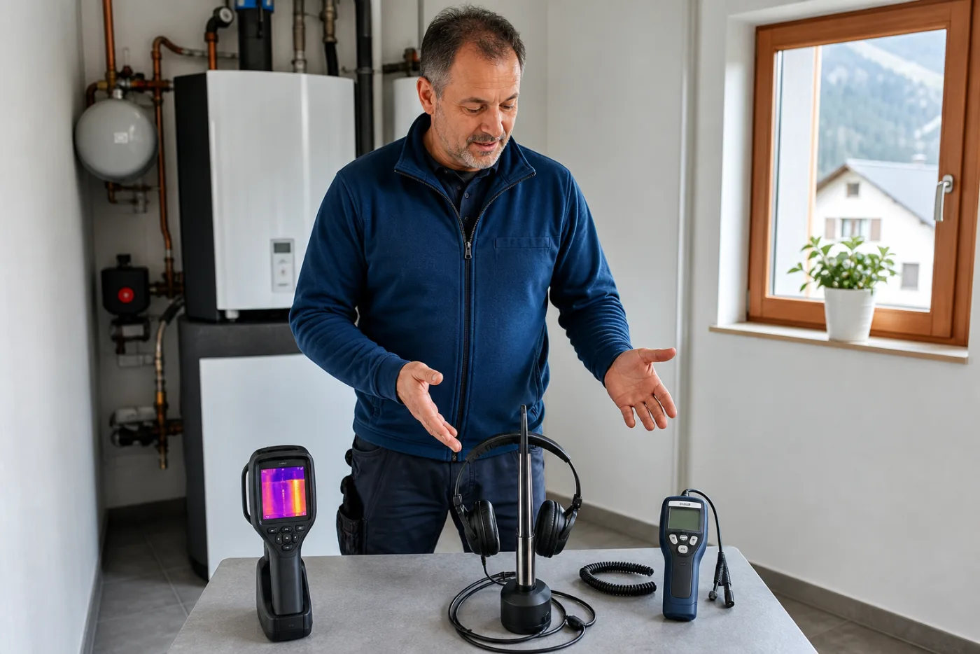 Thermografie, Akustik und Feuchtemessung als kombinierbare Verfahren