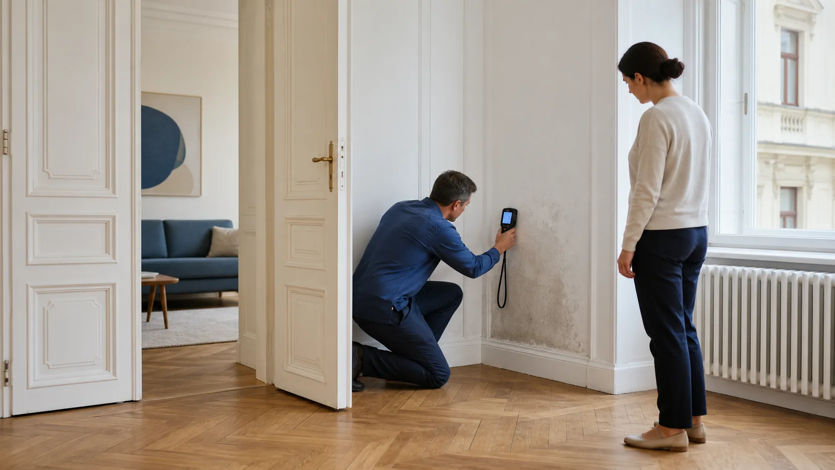 Systematische Erstprüfung in einer Wohnung in 1070 Wien