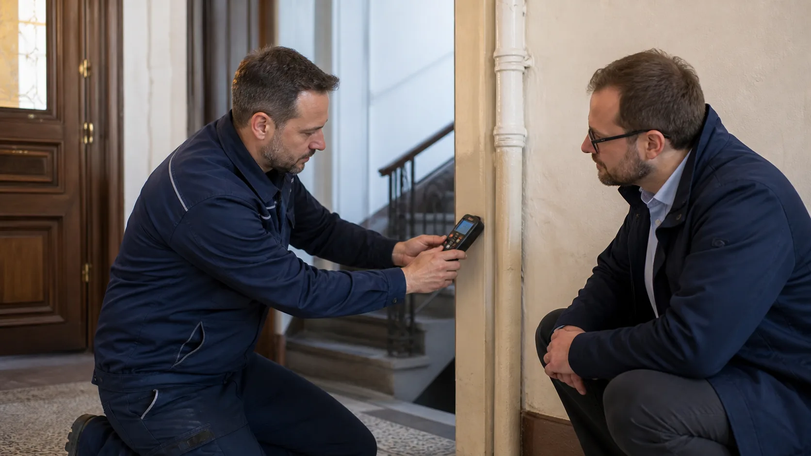 Leckortung im Hernalser Altbau